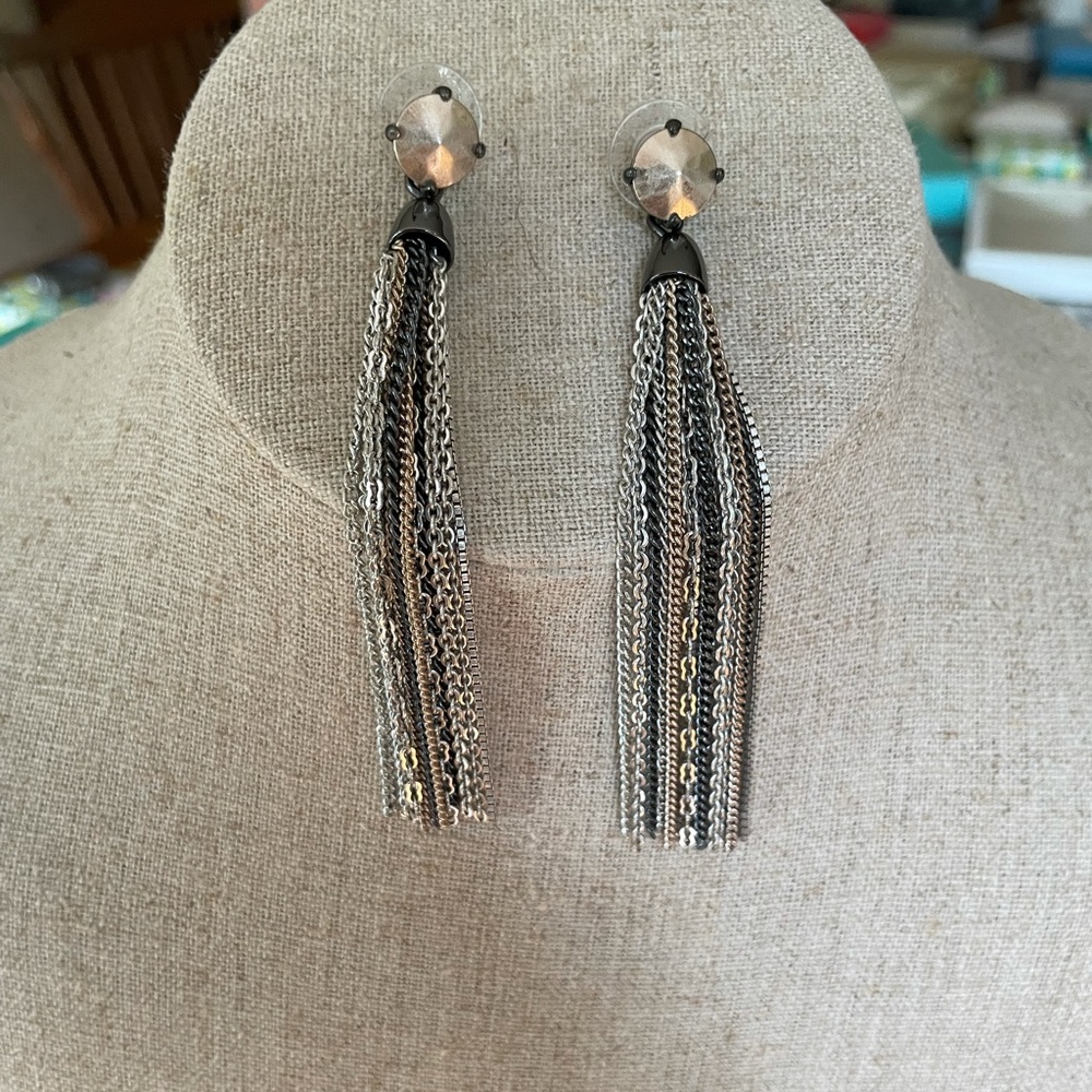 Stella and Dot Fringe Tassel Earrings